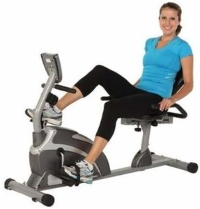 Exerpeutic 1000 Magnetic Hig Capacity Recumbent Exercise Bike for Seniors