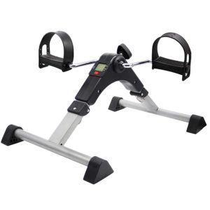  Hausse Folding Exercise Peddler Portable Pedal Exerciser with Electronic Display, Black 