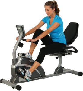 Exerpeutic900XL 300 lbs. Weight Capacity Recumbent Exercise Bike with Pulse