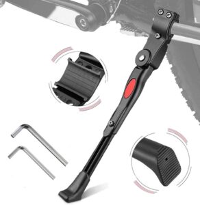 ZOSEN Adjustable Bicycle Kickstand, Bike Side Support Kick Stand for 22 24 26 Inch Mountain Bike and 700 Road Bike