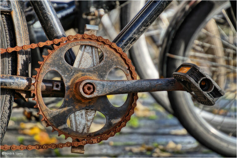 rusted bike chain fix